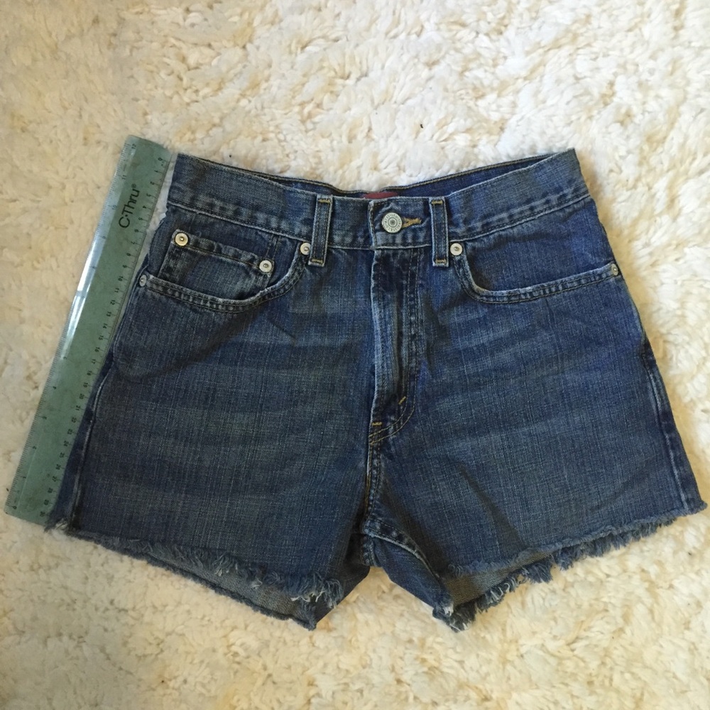 LEVI'S loose straight vintage 569 denim shorts